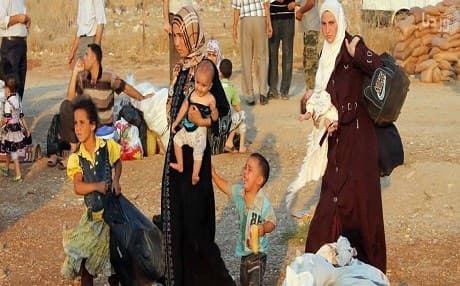 Shabak Kurds fleeing ISIS in Mosul. Photo: ICSSI