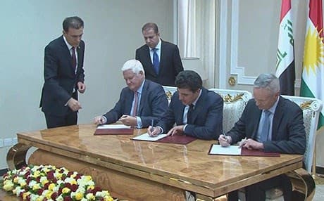 The Kurdistan Regional Government (KRG) signed an agreement with Deloitte on Wednesday. Photo: official