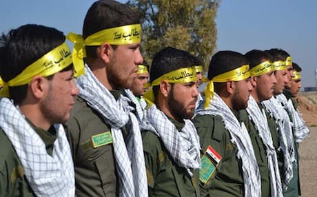 Shiite militants of the Hashd al-Shaabi. AP photo