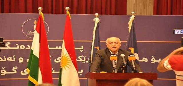 The Change Movement (Gorran) elected Omar Sayid Ali as the party's new leader. Photo: KNN