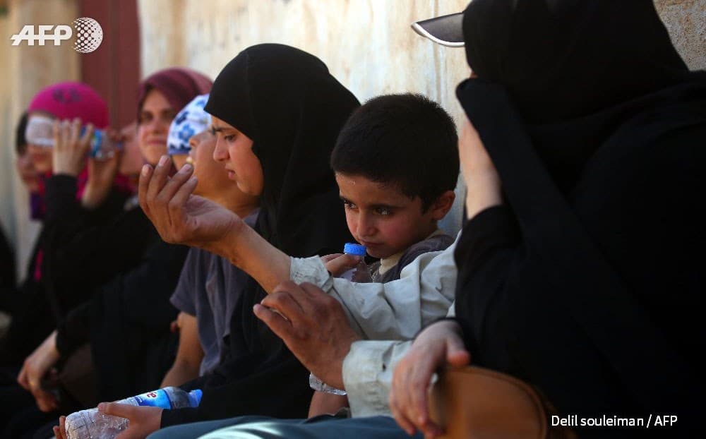 Nearly 500,000 people have been displaced in northeast Syria and are living in poor conditions, said MSF. Photo: Delil Souleiman/AFP
