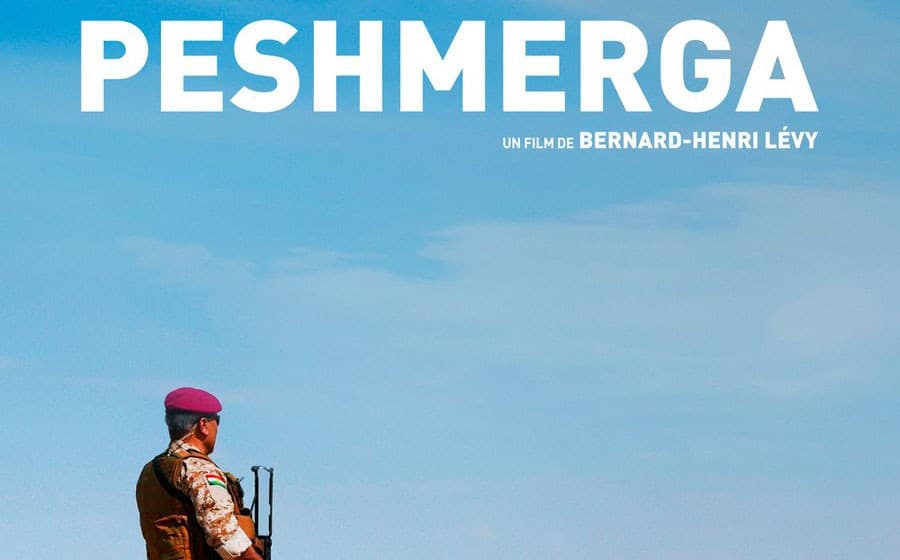 A portion of the poster for Bernard-Henri Levy’s documentary Peshmerga.