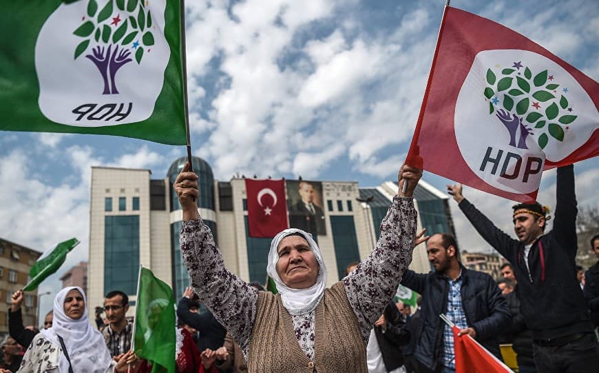 The Peoples’ Democratic Party (HDP) is holding its third congress on Sunday. File photo: Ozan Kose/AFP