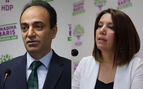 HDP MPs Osman Baydemir and Selma Irmak were stripped of their parliamentary membership on Thursday. Photo: HDP