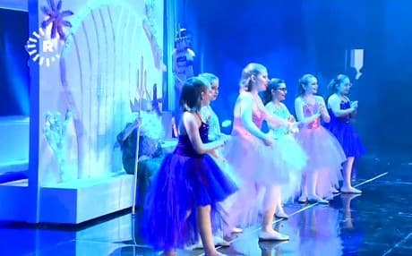 The show was put on by Erbil's Fig Club performing arts and dance center. Photo: Rudaw