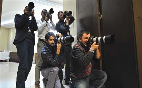 In this undated pictures, photographers snap some shots in Turkey. File photo: AA
