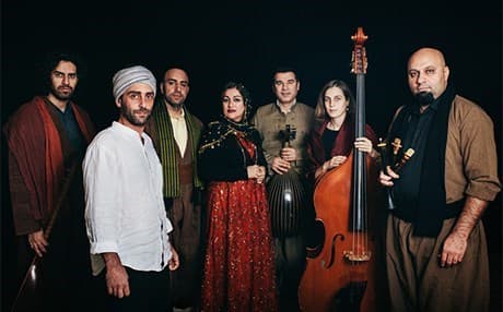 The Nishtiman Group is comprised of musicians from all four parts of Kurdistan who blend various styles, languages, melodies, and instruments into their work. Photo: Nishtiman Group | Rudaw