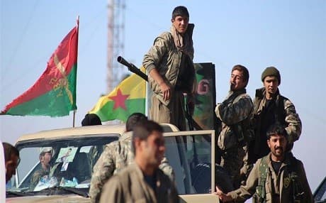 PKK-affiliated Shingal Protection Units (YBS) fighters on Mount Shingal. Photo: ANF/File