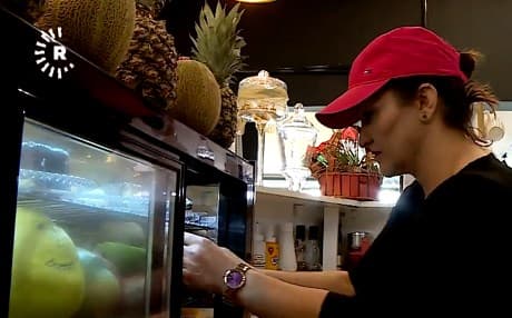 A Kurdish entrepreneur works to build her business in the Kurdistan Region's capital city of Erbil amid an influx of business loans. File photo: Rudaw video