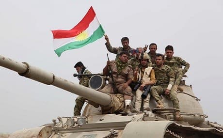 Peshmerga forces defend Kirkuk against ISIS attack. File photo: AFP