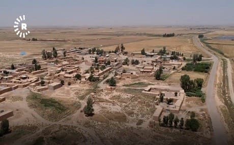 A village in the Daquq subdistrict of Kirkuk, June 2018. File photo: Rudaw TV