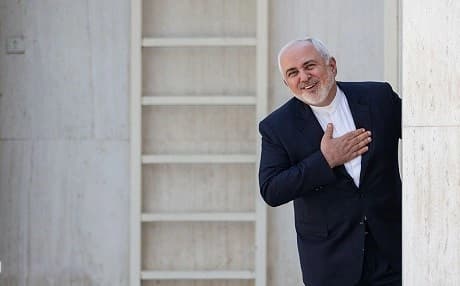 Mohammad Javad Zarif attending the cabinet meeting in Tehran on Wednesday. Photo: Farsnews/Hossein Mersadi