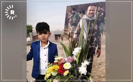 Bryar's father, Aso, died in an ISIS mortar shell attack in Kolajo, near the town of Kifri, on July 31. Photo: social media.