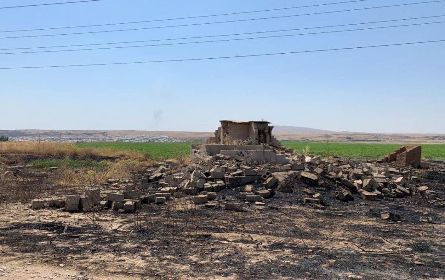 A destroyed home in Hamdaniya, Iraq in July 2019. Photo: Human Rights Watch
