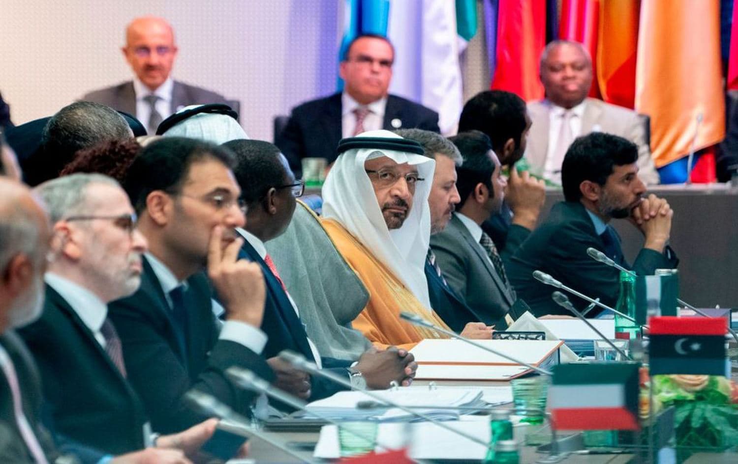 Oil ministers attend the Organization of the Petroleum Exporting Countries (OPEC) conference in Vienna on July 1, 2019. Photo: Joe Klamar / AFP / Getty Images