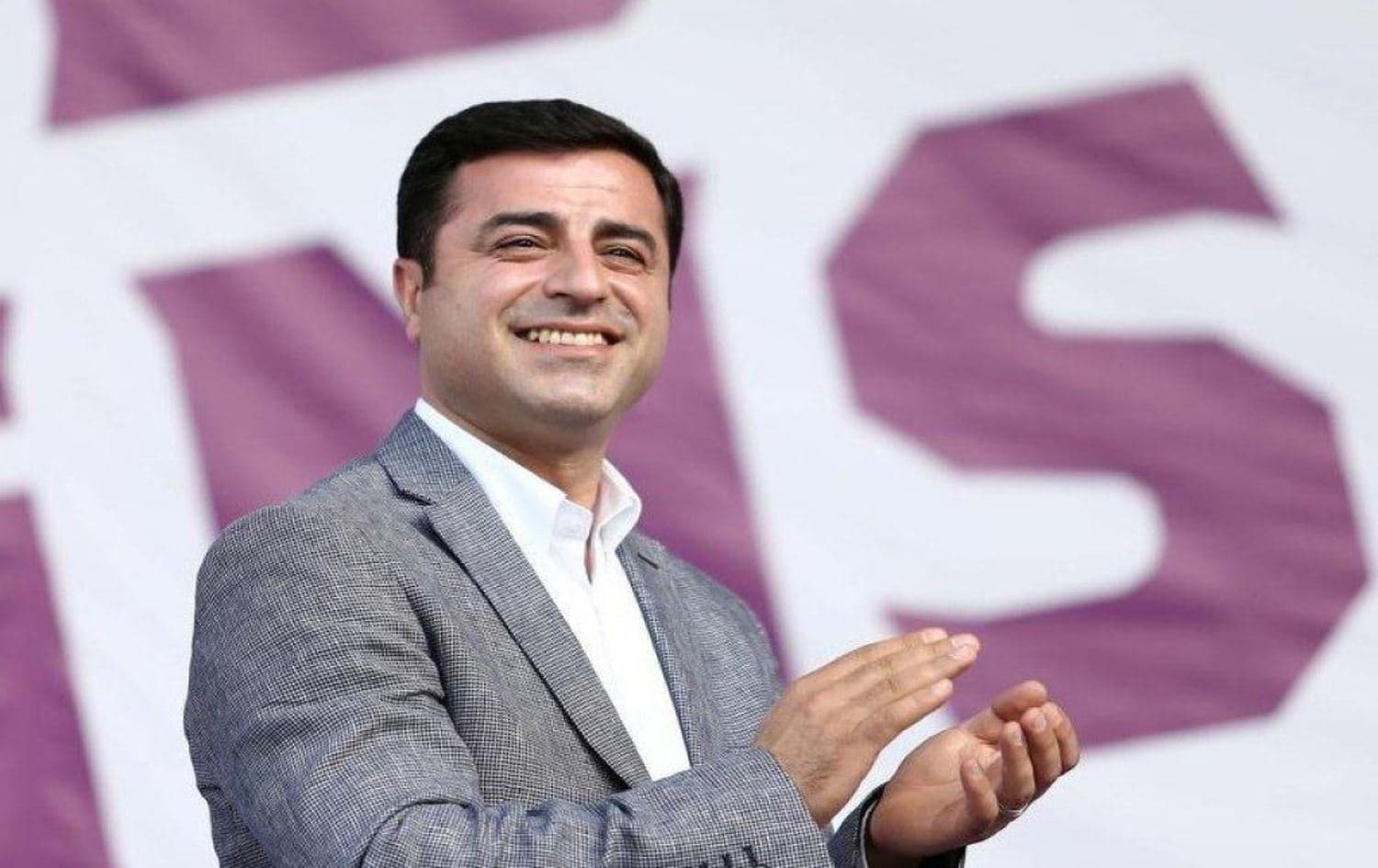 Former Peoples' Democratic Party (HDP) co-chair Selhattin Demirtas at a party rally. Photo: HDP