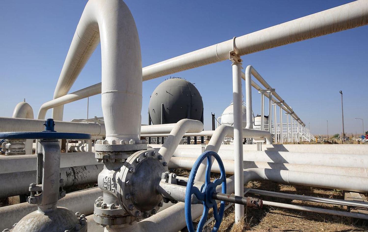 Bai Hassan oilfield, west of Kirkuk. File photo: Ahmad Al Rubaye / AFP