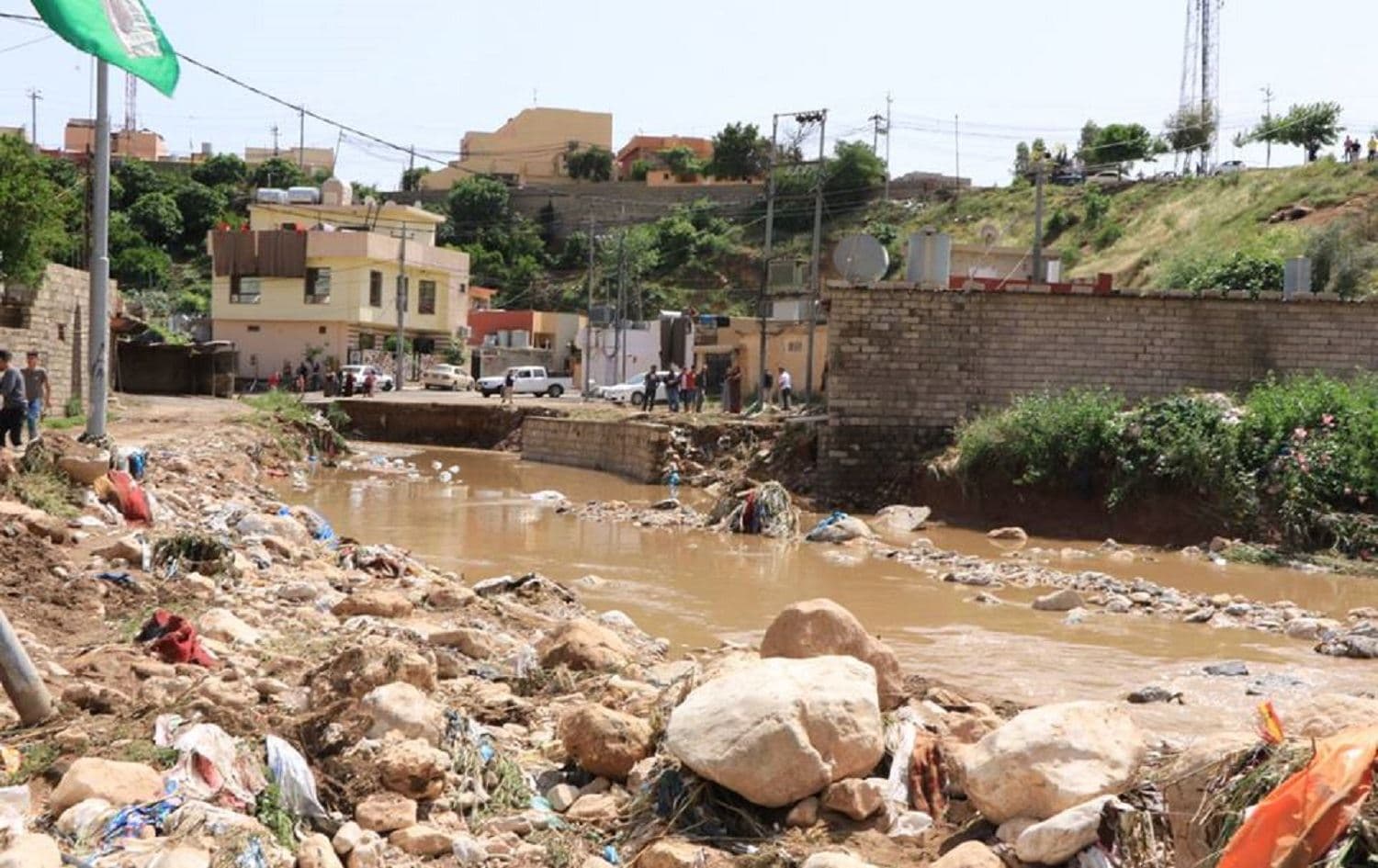 Damage following flash fooding in Dohuk Governorate, May 2018. Photo: Government of Dohuk
