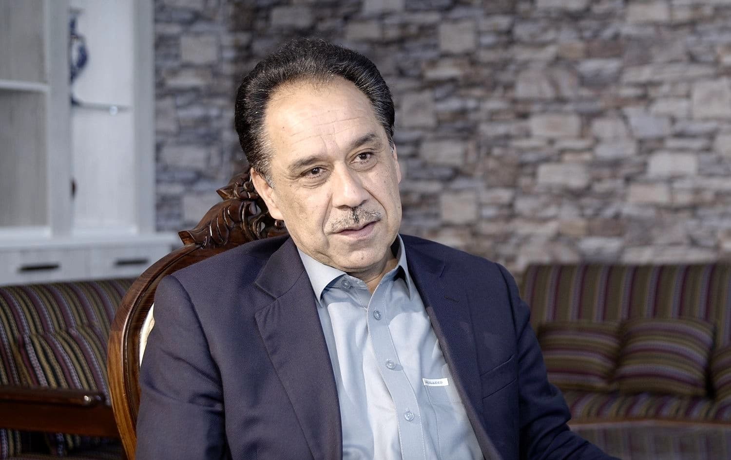 Ahmad Wali Massoud, head of the Massoud Foundation and brother of the late Afghan war hero Ahmad Shah Massoud, speaks to Rudaw in the Afghan capital Kabul, September 2019. Photo: Hassan Nikzad / Rudaw
