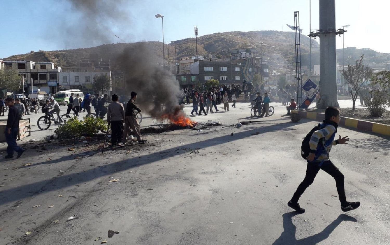 Mariwan, Kurdistan province became a site of unrest during November's nationwide protests. Photo: Rudaw