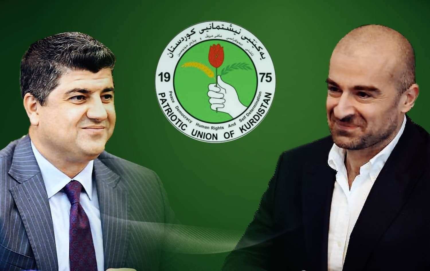 Lahur Sheikh Jangi (L) and Bafel Talabani were reportedly elected co-leaders of the Patriotic Union of Kurdistan (PUK) on February 11, 2020, but the party is yet to make a formal announcement. Photo: Rudaw