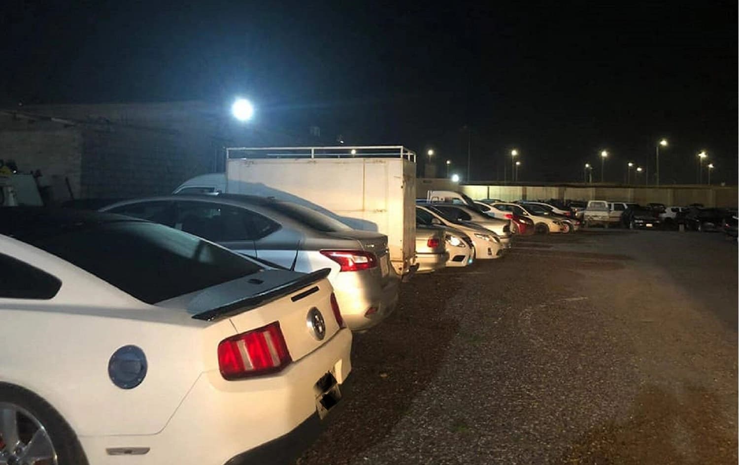 Vehicles impounded by Erbil traffic police. Photo: Traffic Police Directorate / social media
