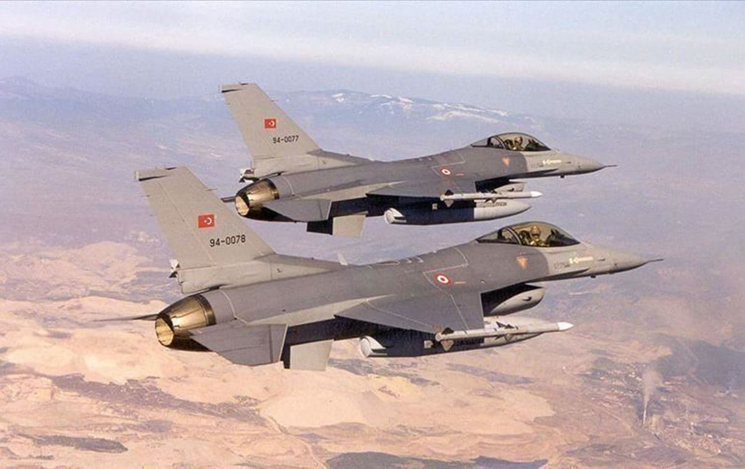 Turkish fighter jets. File photo: Anadolu