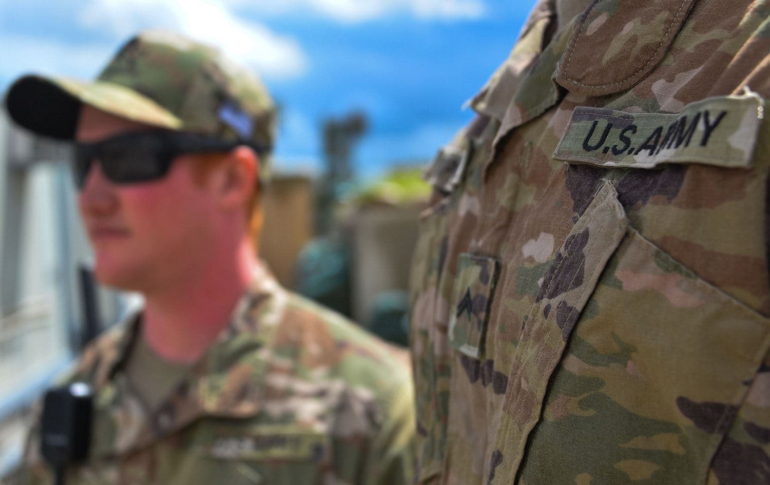US troops from the Combined Joint Task Force take part in a handover ceremony in Mosul, northern Iraq, March 30, 2020. Photo: Zaid al-Obeidi / AFP