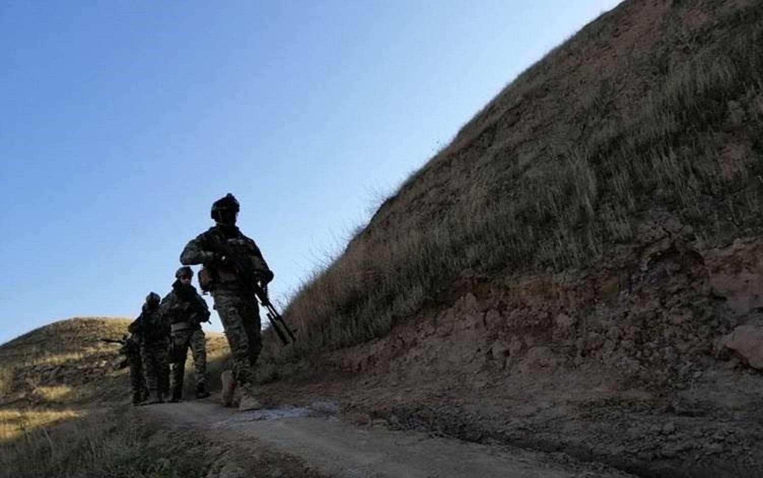 Iraqi soldiers on duty in southern Kirkuk province. File photo: Rudaw