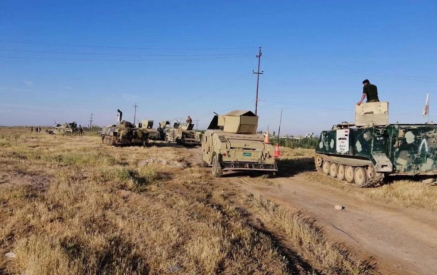 Iraqi Popular Mobilization Forces in Saladin province. File photo: Hashd media