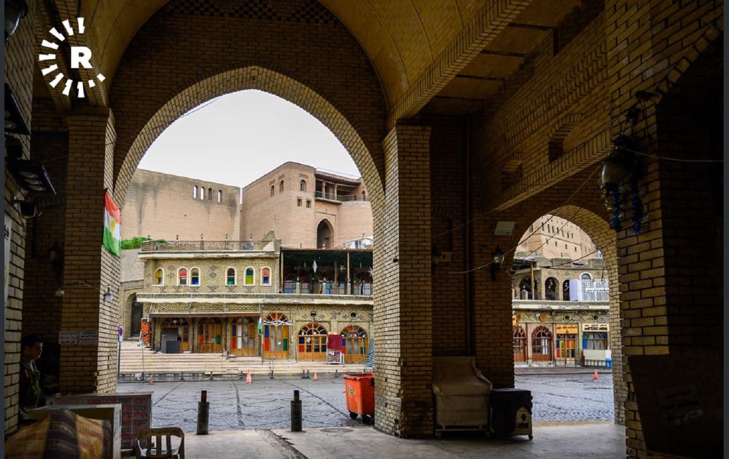 Downtown Erbil emptied of shoppers amid the coronavirus-related lockdown. File photo: Bilind T.Abdullah/Rudaw