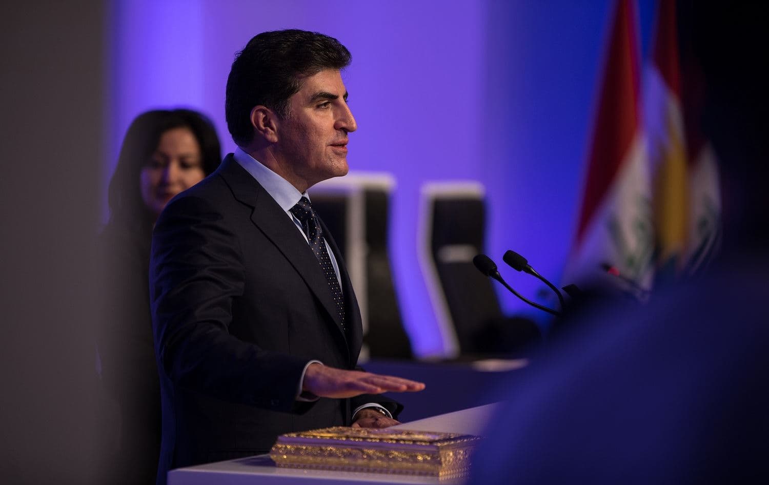 President Nechirvan Barzani at his inauguration ceremony on June 10, 2019. Photo: Kurdistan Region Presidency