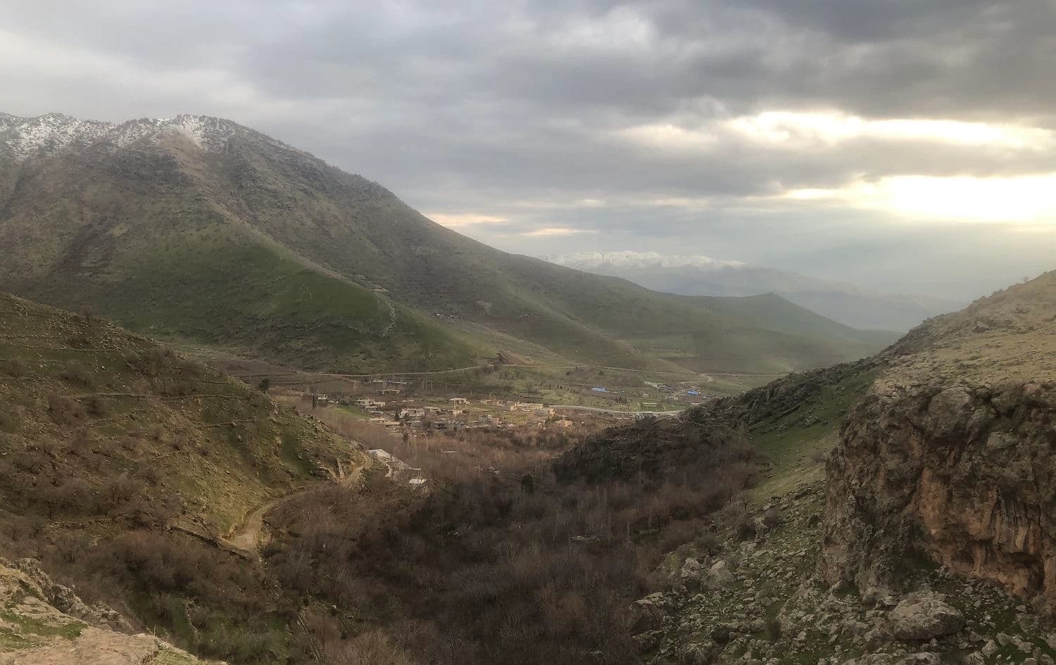 The town of Sargat on the Kurdistan Region-Iran border in January 2020. Photo: Rudaw