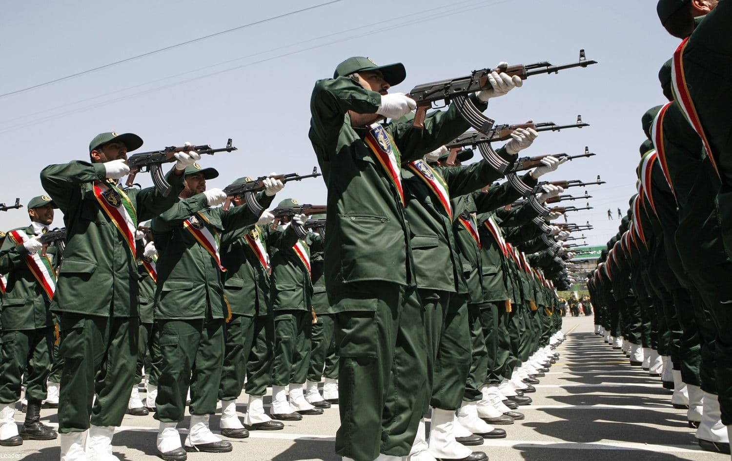 Members of the IRGC at the Imam Hossein IRGC Academy in Tehran on May 20, 2015. Photo: Khamenei.ir