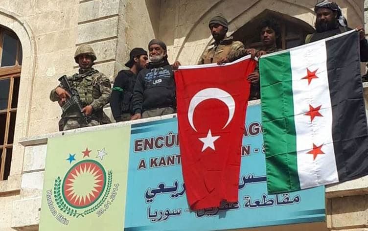 Irak’ın Telafer kentinden getirilen Türkmenler Efrin’e yerleştirildi