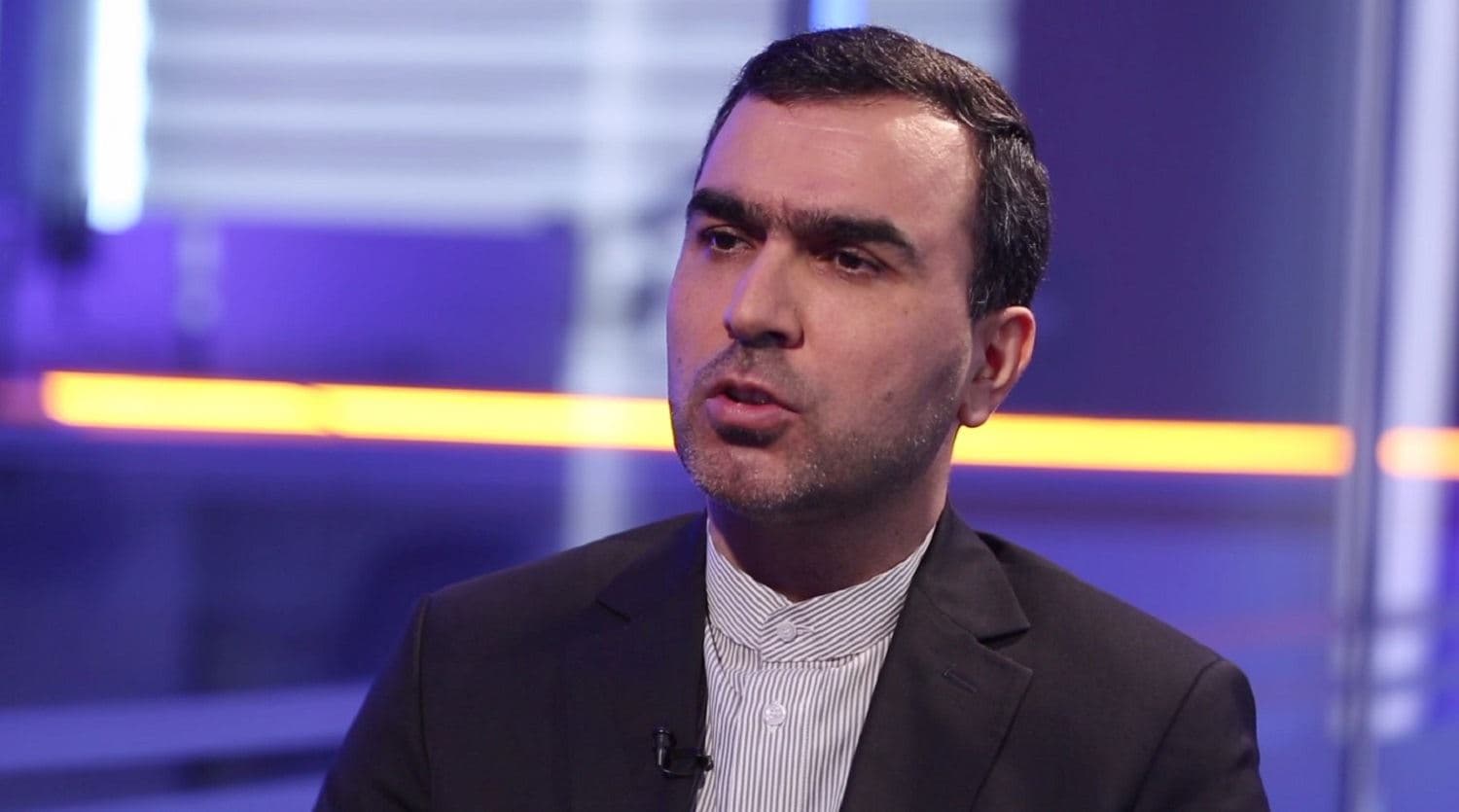 Mehdi Shushtani speaking to Rudaw on August 8, 2020. Photo: Rudaw TV
