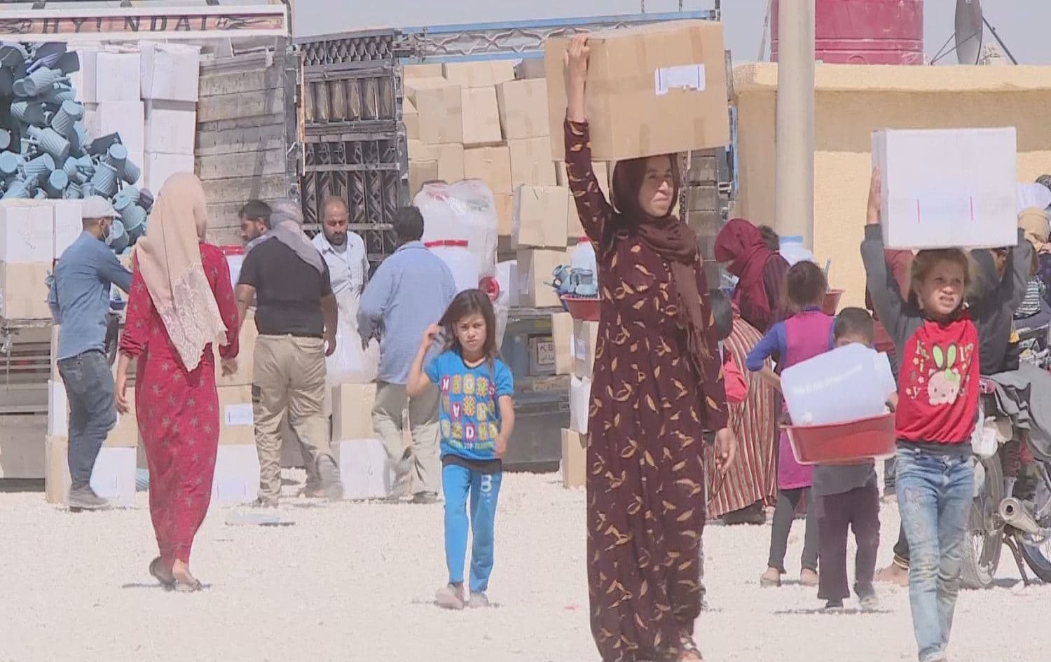 Sari Kani Camp in Hasaka city. Photo: Rudaw