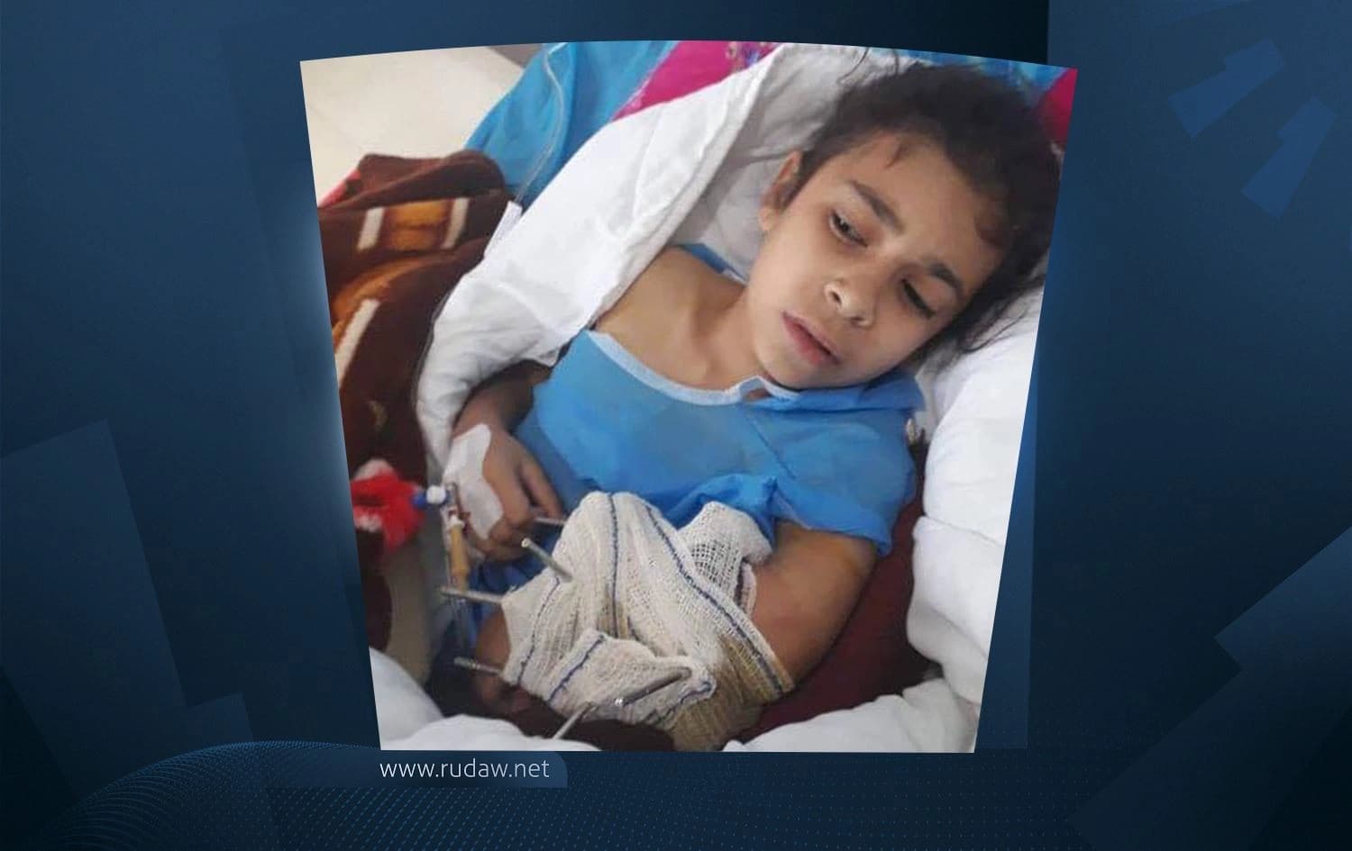 ئیمان رێباز لە نەخۆشخانە