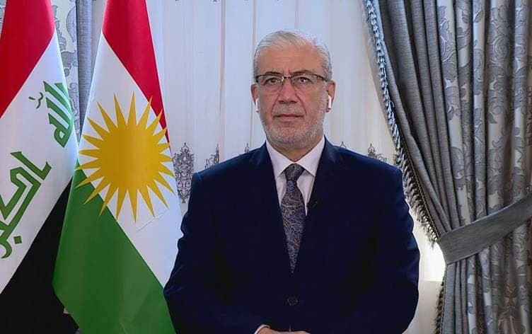 Deputy Speaker of the Iraqi Parliament and Kurdistan Democratic Party (KDP) member Bashir Haddad speaks to Rudaw anchor Shahyan Tahseen on October 18, 2020. Photo: Rudaw