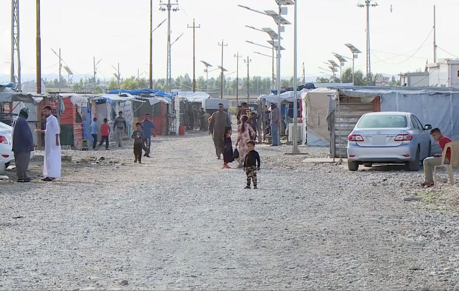 Laylan IDP camp in Kirkuk. November 19, 2020. Photo/ Rudaw Video