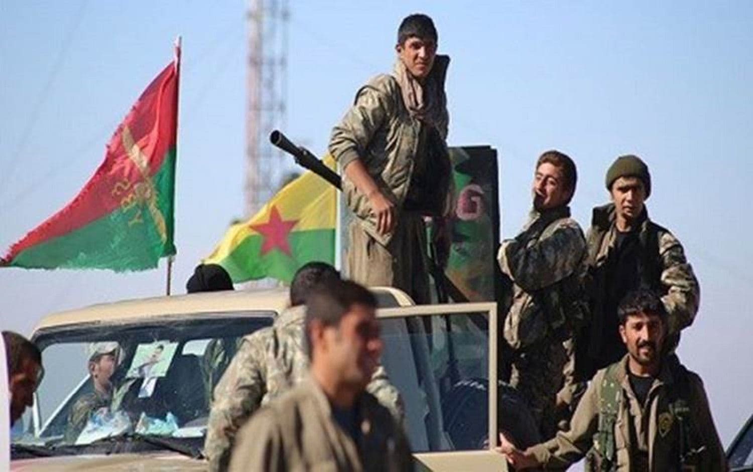Shingal Resistance Units (YBS) fighters on Mount Shingal. File photo: ANF