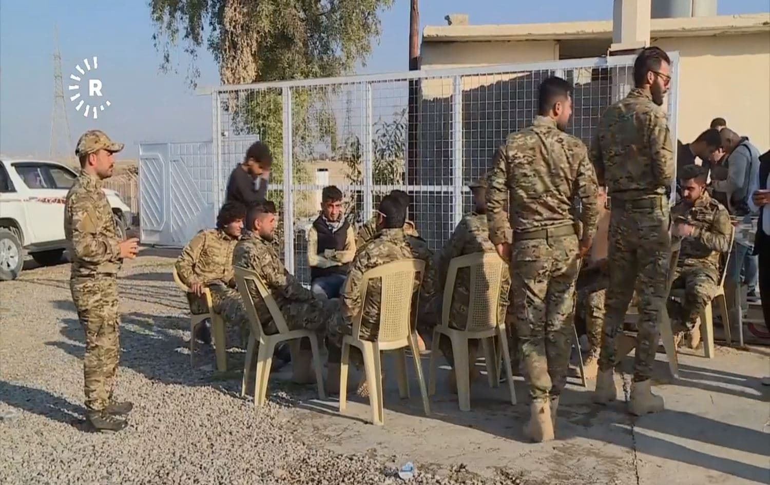 Kurdish PMF Unit in Kirkuk. December 12, 2020. Photo: Rudaw / screenshot