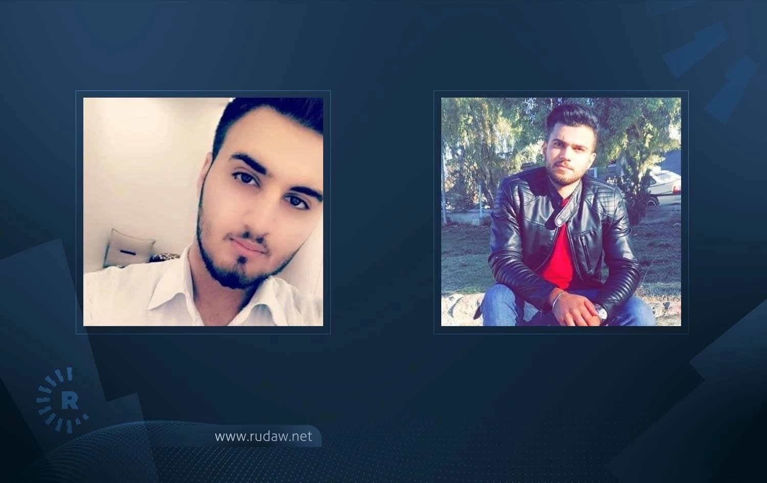Bahroz Ismael (left) and Rasti Waisi were identified by The Summit Foundation for Refugee and Displaced Affairs (Lutka) as the two Kurdish migrants hit and killed by a train in Italy on December 22. Photos: Lutka on social media