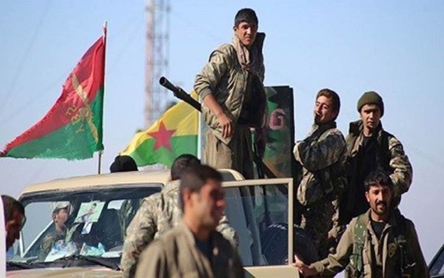 File photo of Shingal Resistance Units (YBS) fighters on Mount Shingal. File photo: ANF