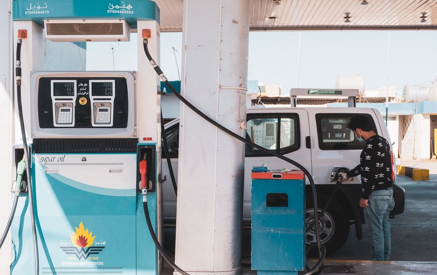 File photo of petrol station in Erbil. Photo: Bilind T. Abdullah / Rudaw