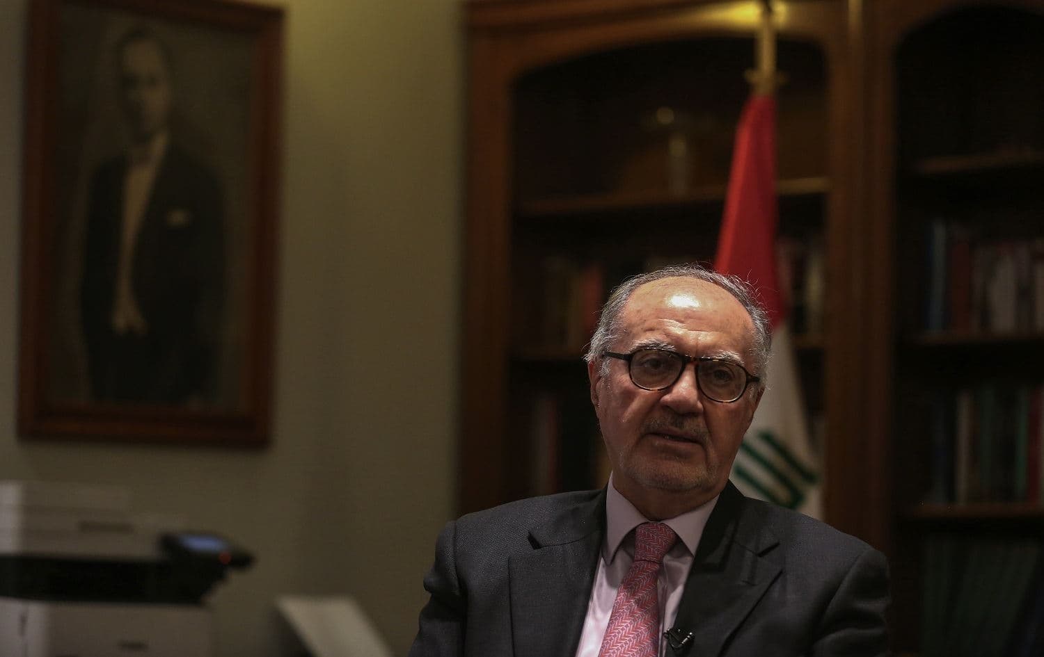 Iraq's finance minister Ali Allawi during an interview in Baghdad in June 2020. Photo: Ahmad al-Rubaye/AFP