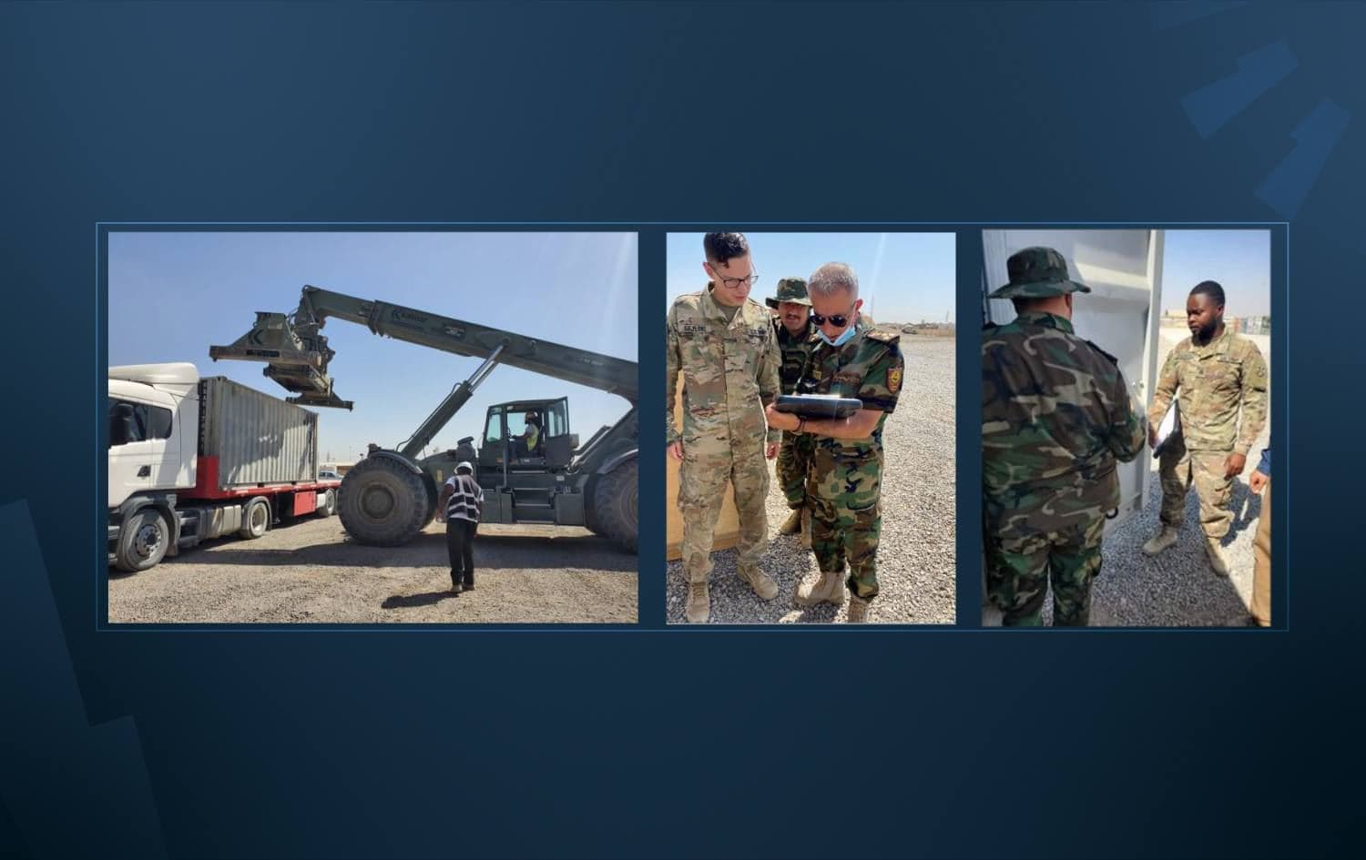 More than $1 million of equipment was given to the Peshmerga on June 14. Photos via Iraqi Security Media Cell/Twitter.