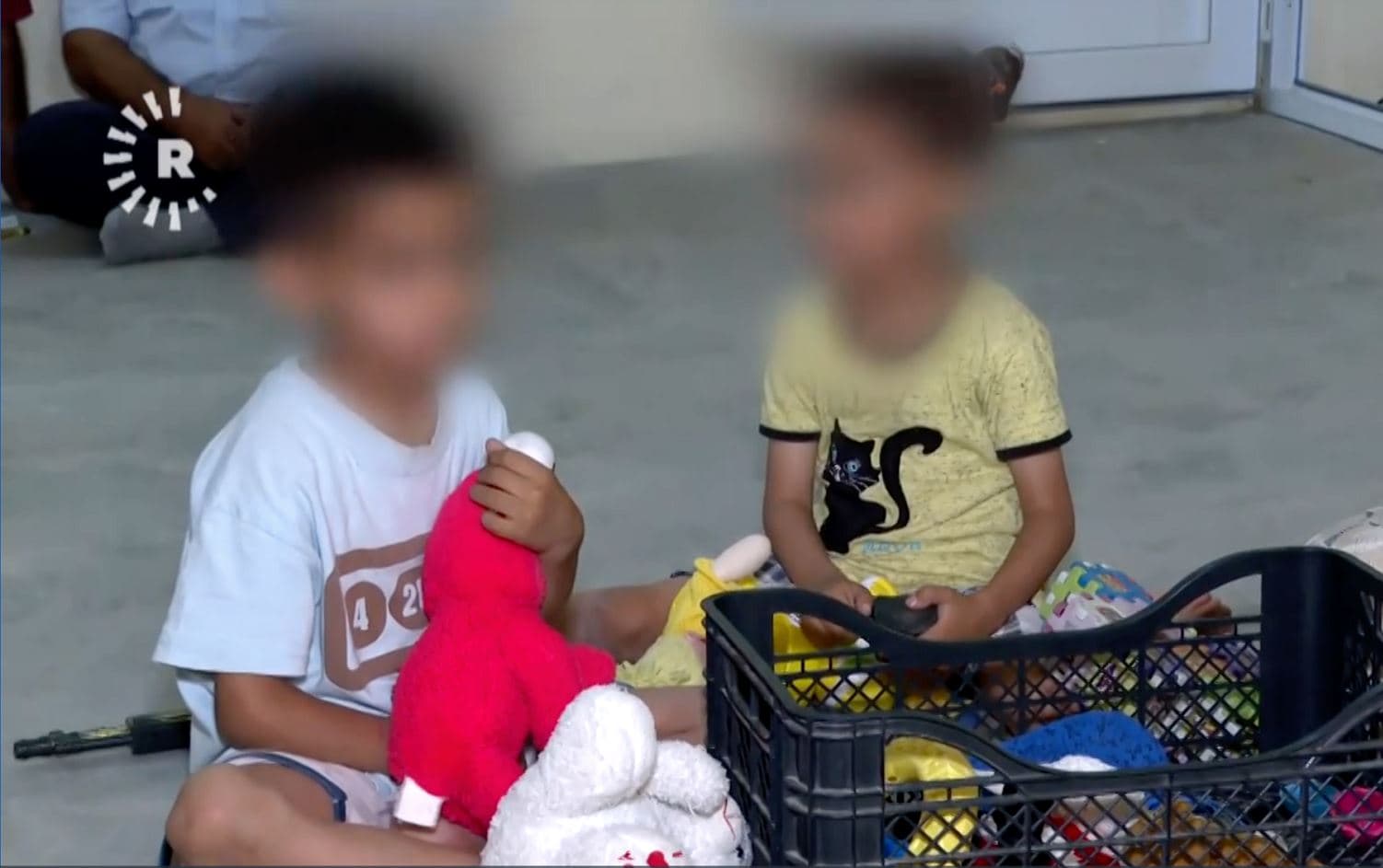 The two children who were adopted by Sana Sheikhmus in 2019. Date: June 30, 2021. Photo: Rudaw