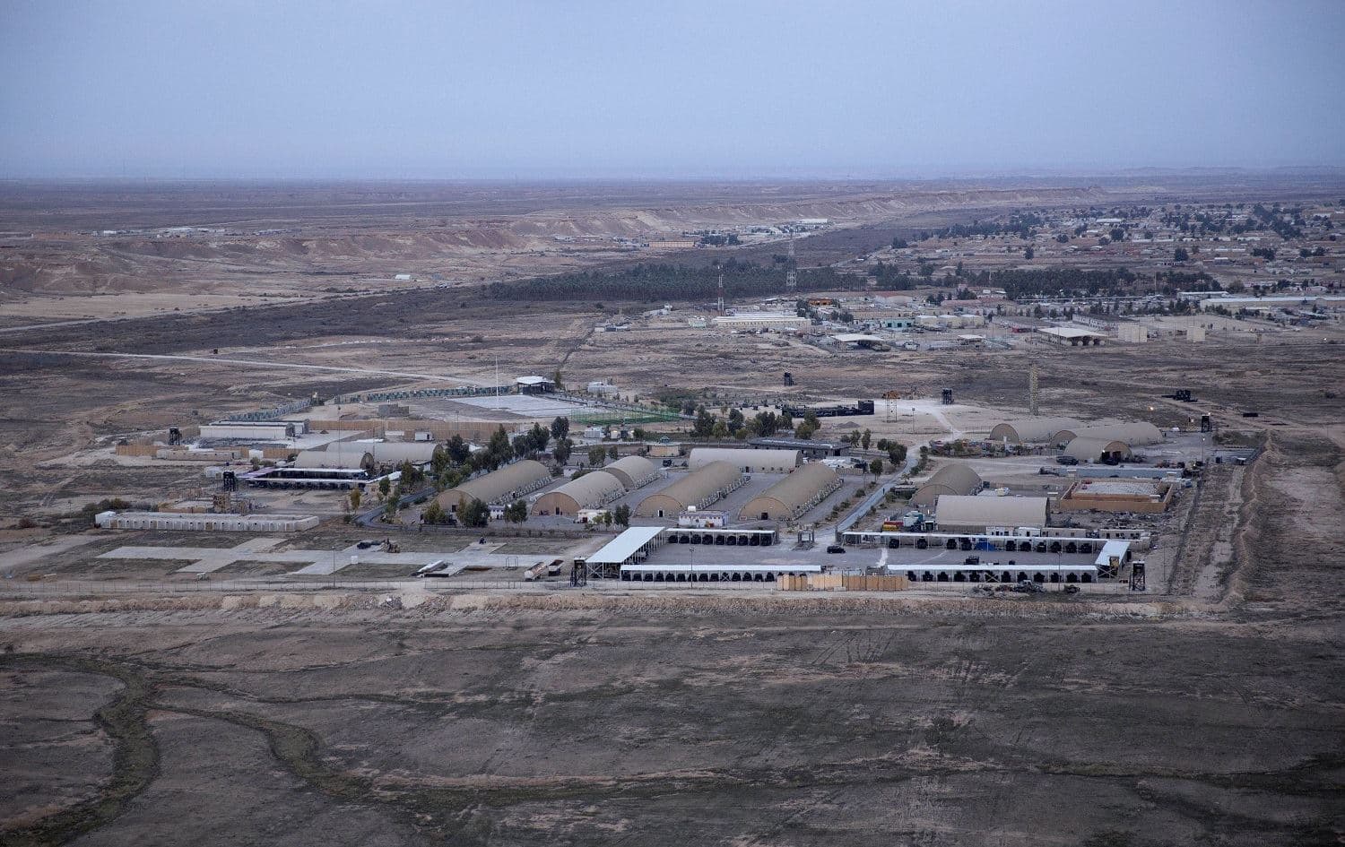 Ain al-Asad airbase in Anbar province. File photo: AP