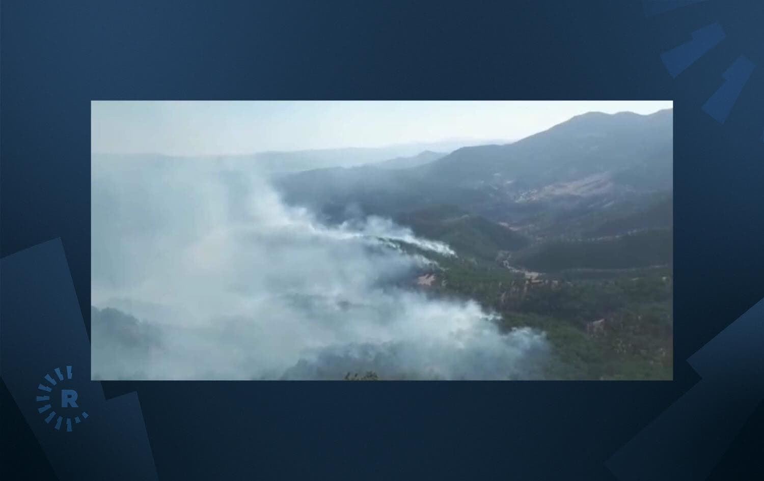 Mariwan wildfire. July 2021. Photo: Chya Sabz/screenshot